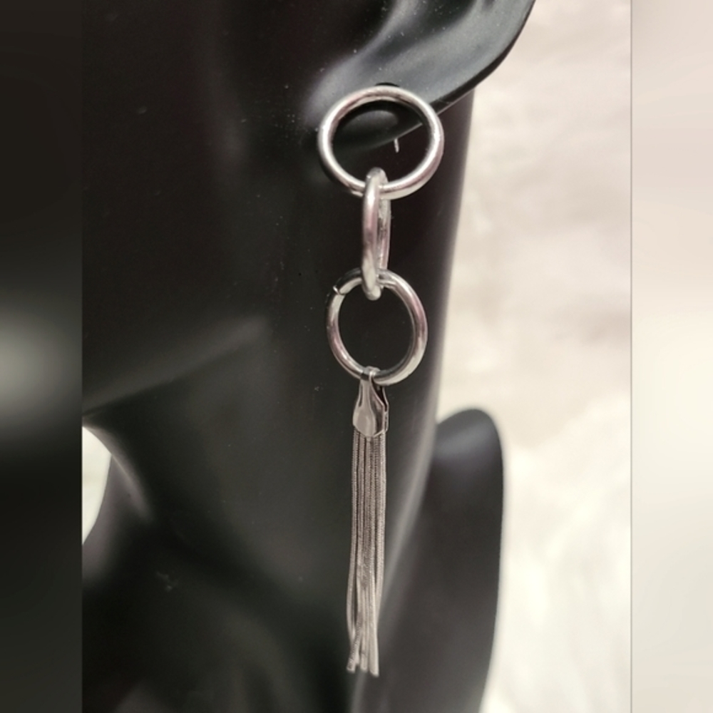 NWOT‎ silver earrings